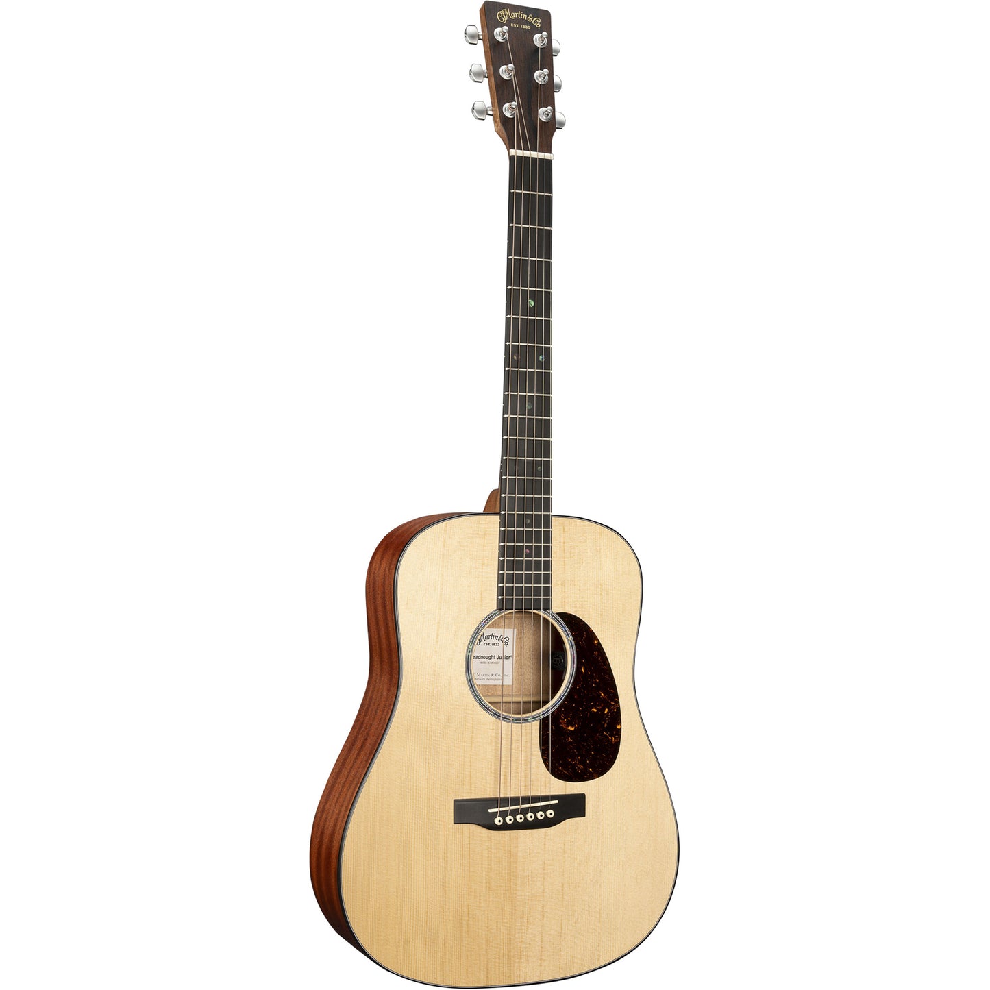 Martin D Jr E Dreadnought Junior Acoustic Electric Guitar - Natural