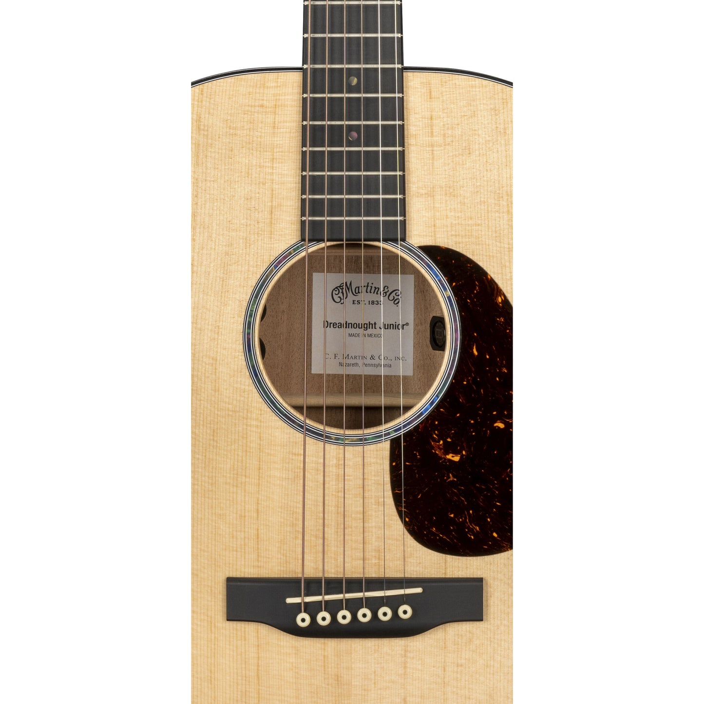 Martin D Jr E Dreadnought Junior Acoustic Electric Guitar - Natural