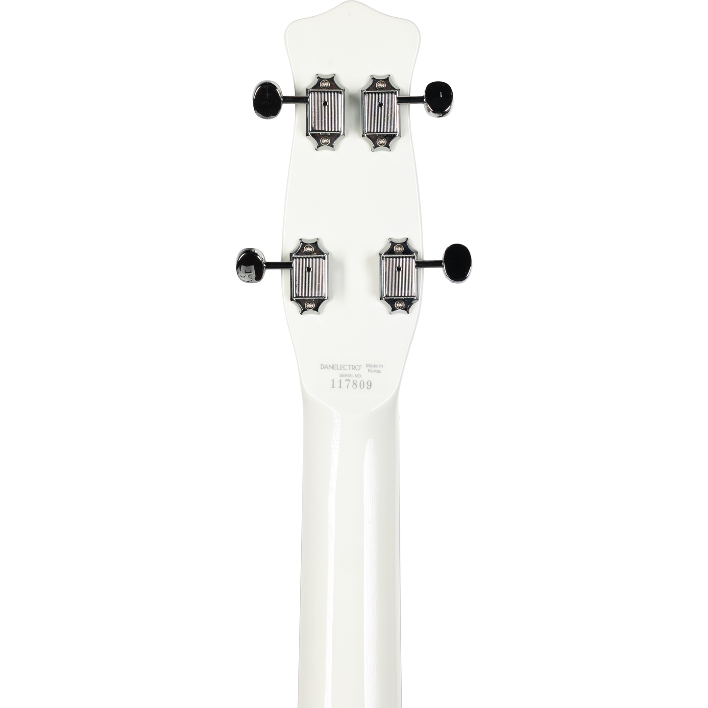 Danelectro 58 Longhorn 4 String Bass - Red Hot White