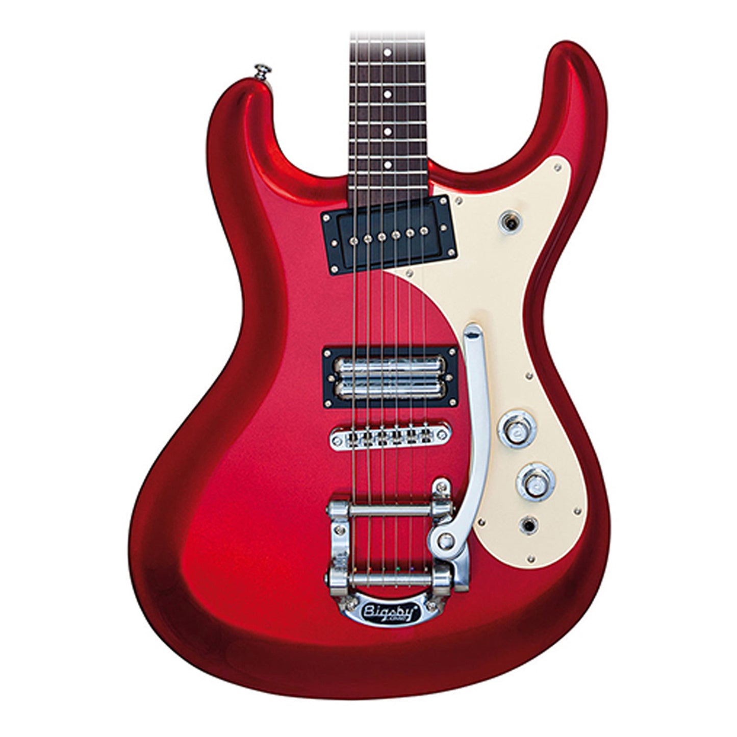 Danelectro '64 MOSRITE-Style Electric Guitar Red Metallic (D64REDMETALLIC)