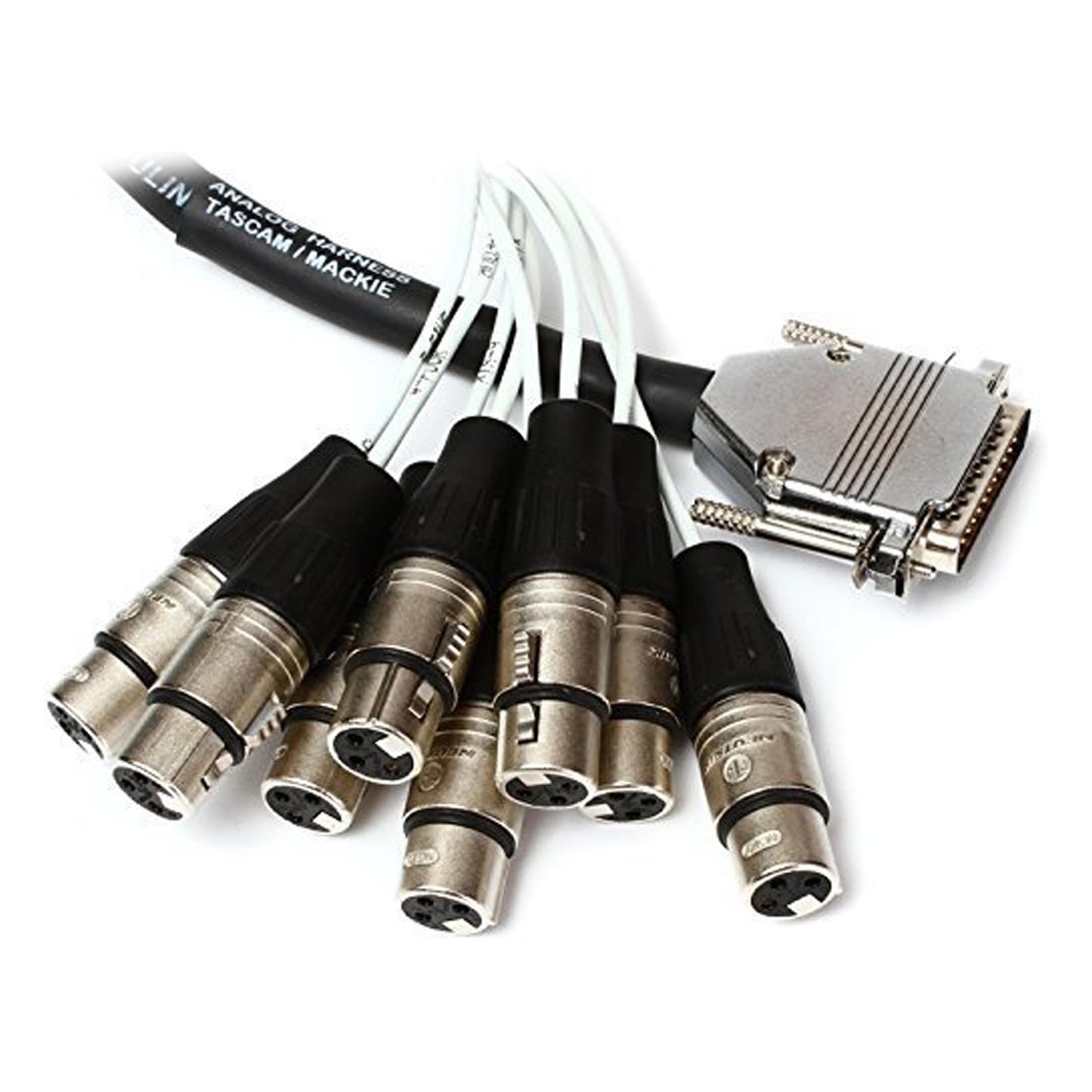 Pro Co DA88XF-5 - Analog DB25-XLR Female Patch Snake, 5'