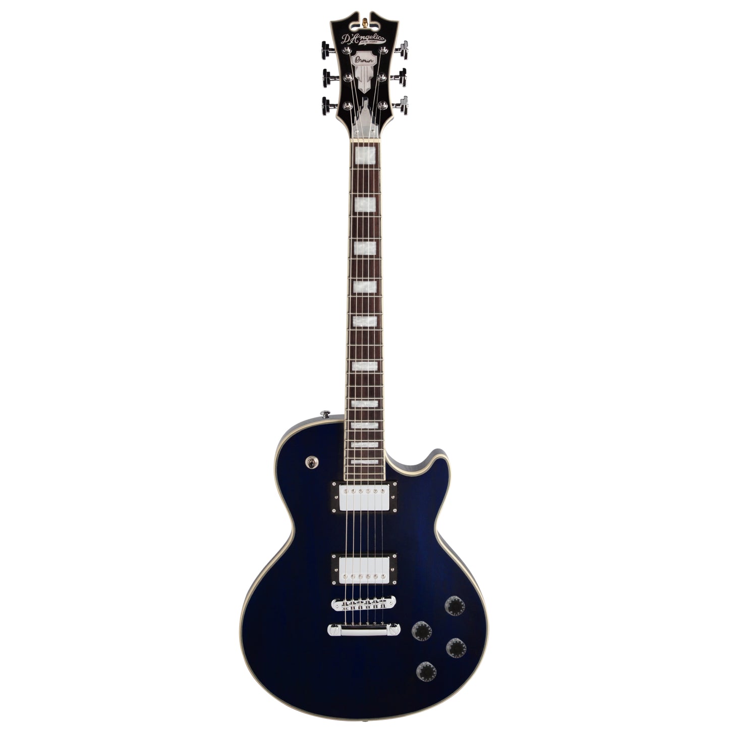 Dangelico Premier Series SD Electric Guitar Trans Blue w/ Gig Bag (DAPSDTBLCS)