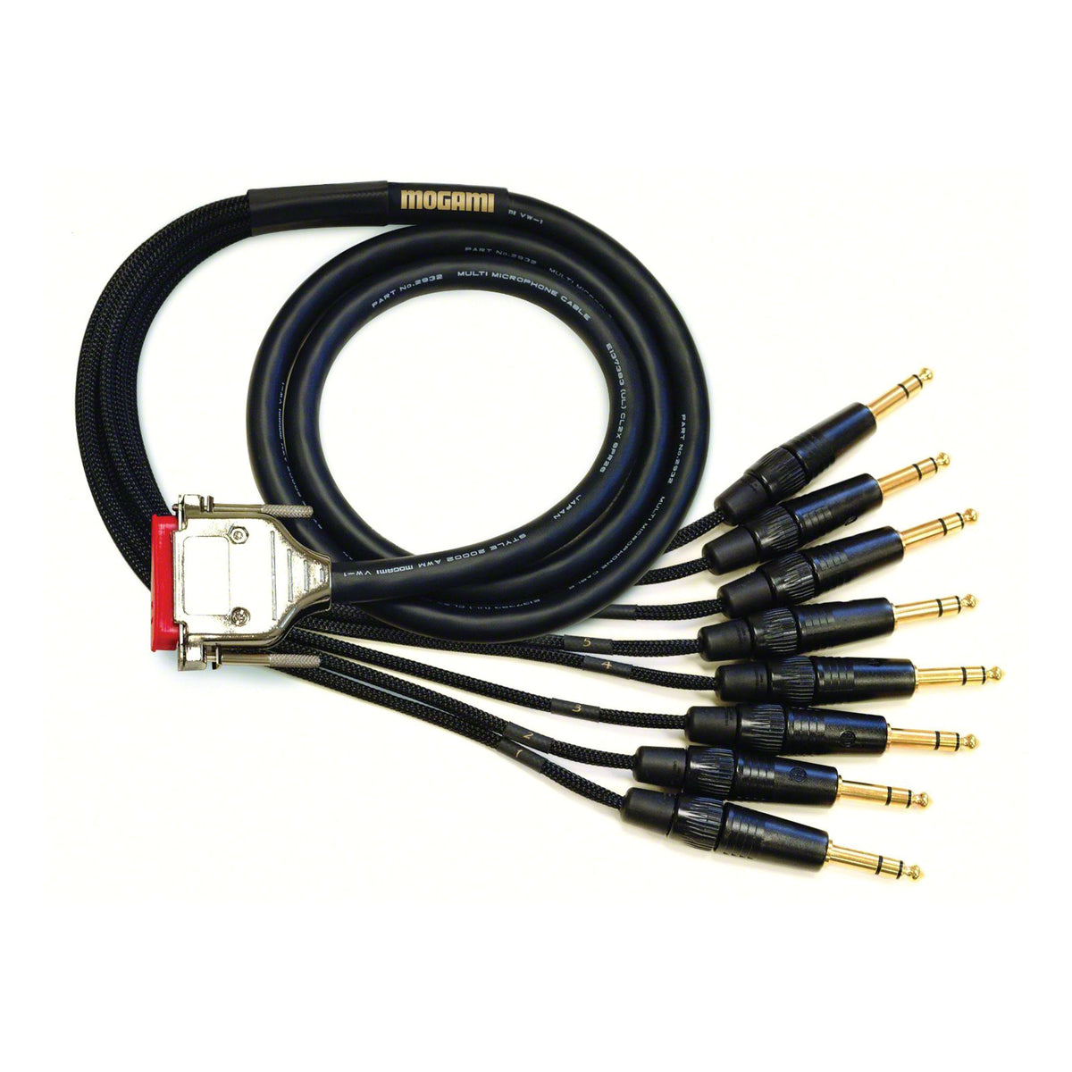 Mogami DB25 TRS 10' 8-Channel Snake