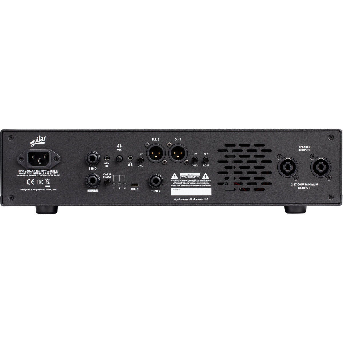 Aguilar DB 700 Head Hybrid Amp