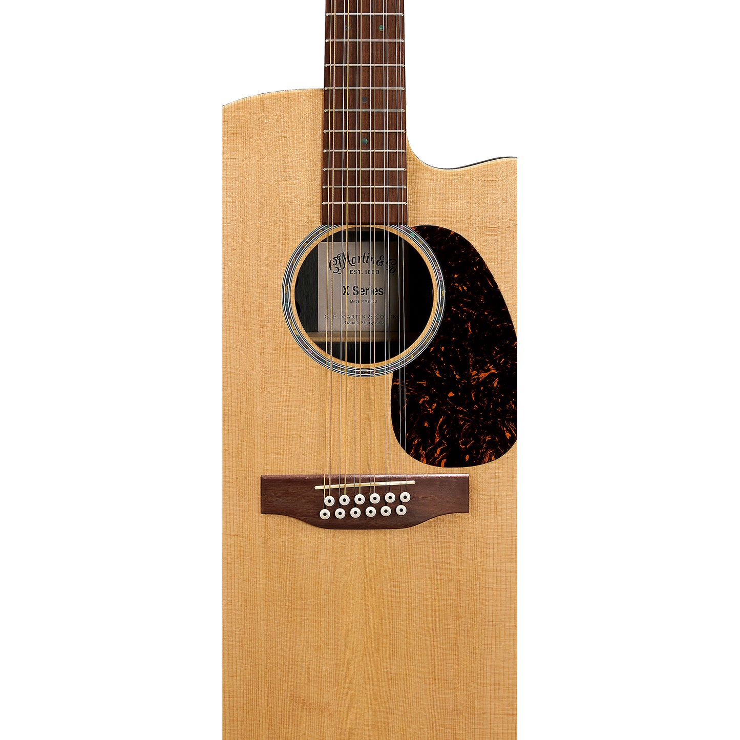 Martin DC-X2E Brazilian 12-String Acoustic Electric Guitar