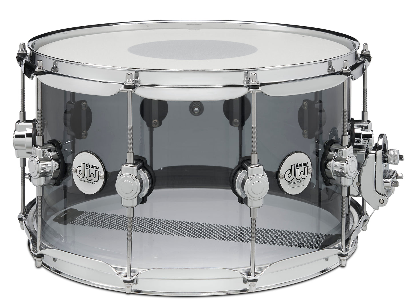 Drum Workshop Design Series 8x14 Snare Drum - Smoke Acrylic