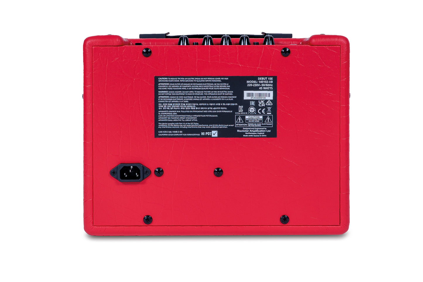 Blackstar DEBUT15ERD 15 Watt 2-Channel Combo Amp - Limited Red