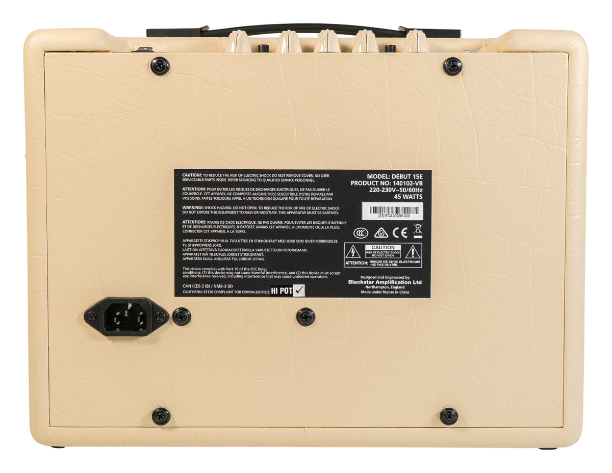 Blackstar Debut 15E Debut Series 15 Watt Practice Amp