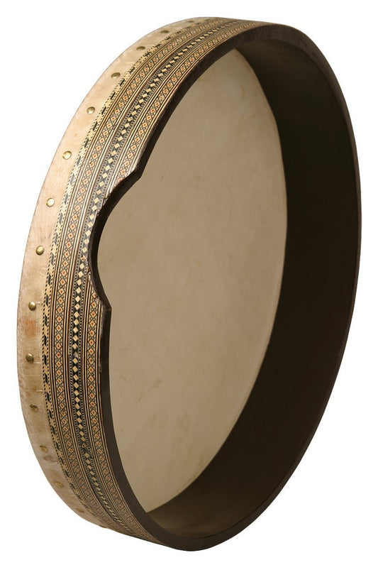 Mid-East Pretuned Goatskin Head Deff with Wood Mosaic 16-Inch(Package of 2)