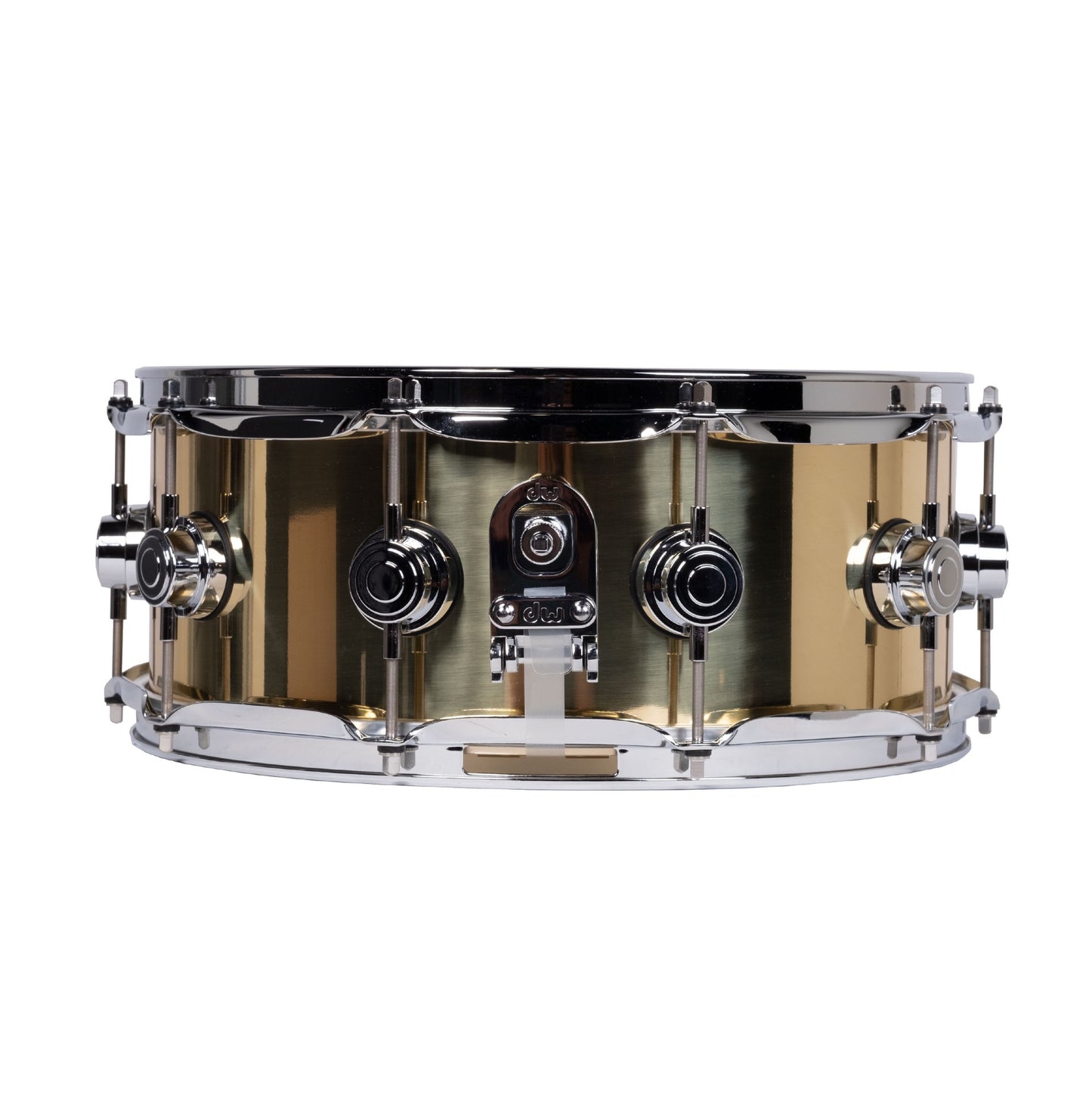 Drum Workshop DRVN5514SPCB  5.5x14 Snare Drum - Polished Brass