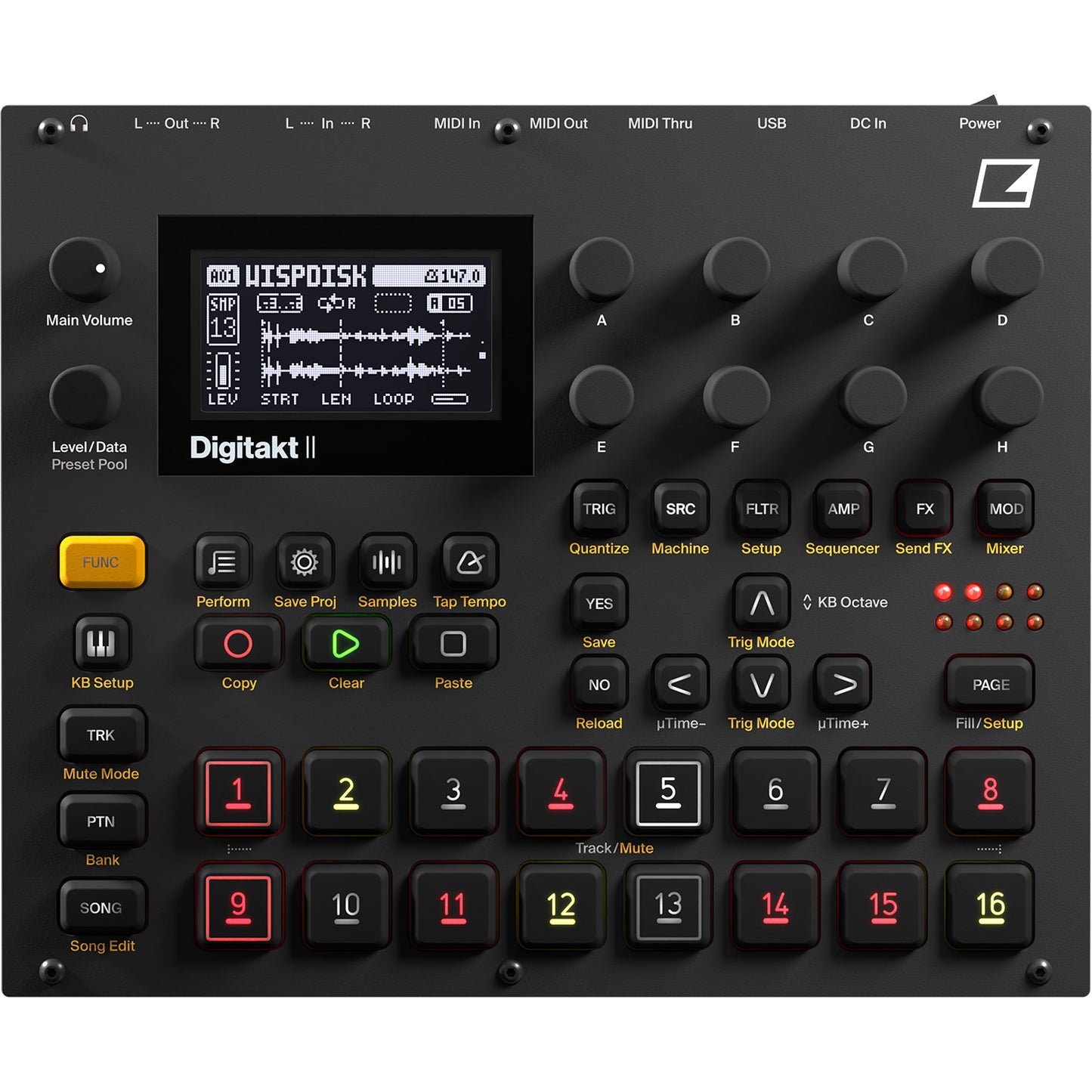 Elektron Digitakt II Sampling Drum Machine