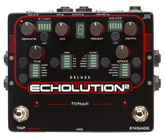 Pigtronix Echolution 2 Deluxe Delay Pedal