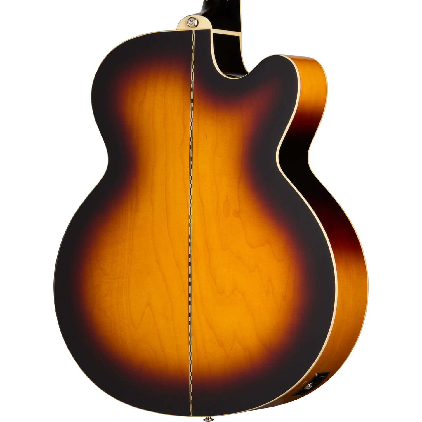 Epiphone J-200 Studio EC Left Handed Acoustic Electric Guitar - Vintage Sunburst