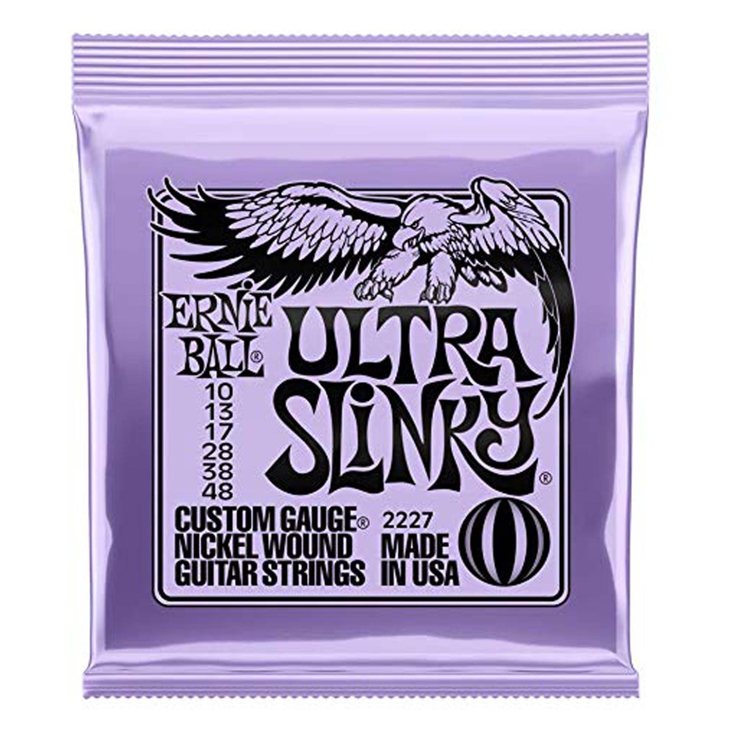 Ernie Ball Ultra Slinky Nickel Wound Electric Guitar Strings (10-48)
