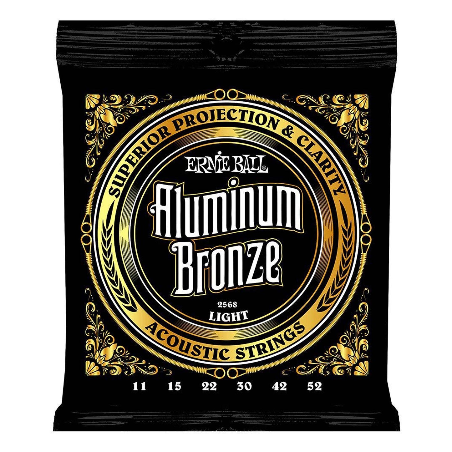 Ernie Ball Aluminum Bronze Light Acoustic Set.011 - .052