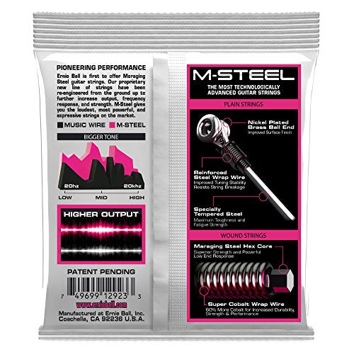 Ernie Ball M-Steel Super Slinky Set, .009 - .042