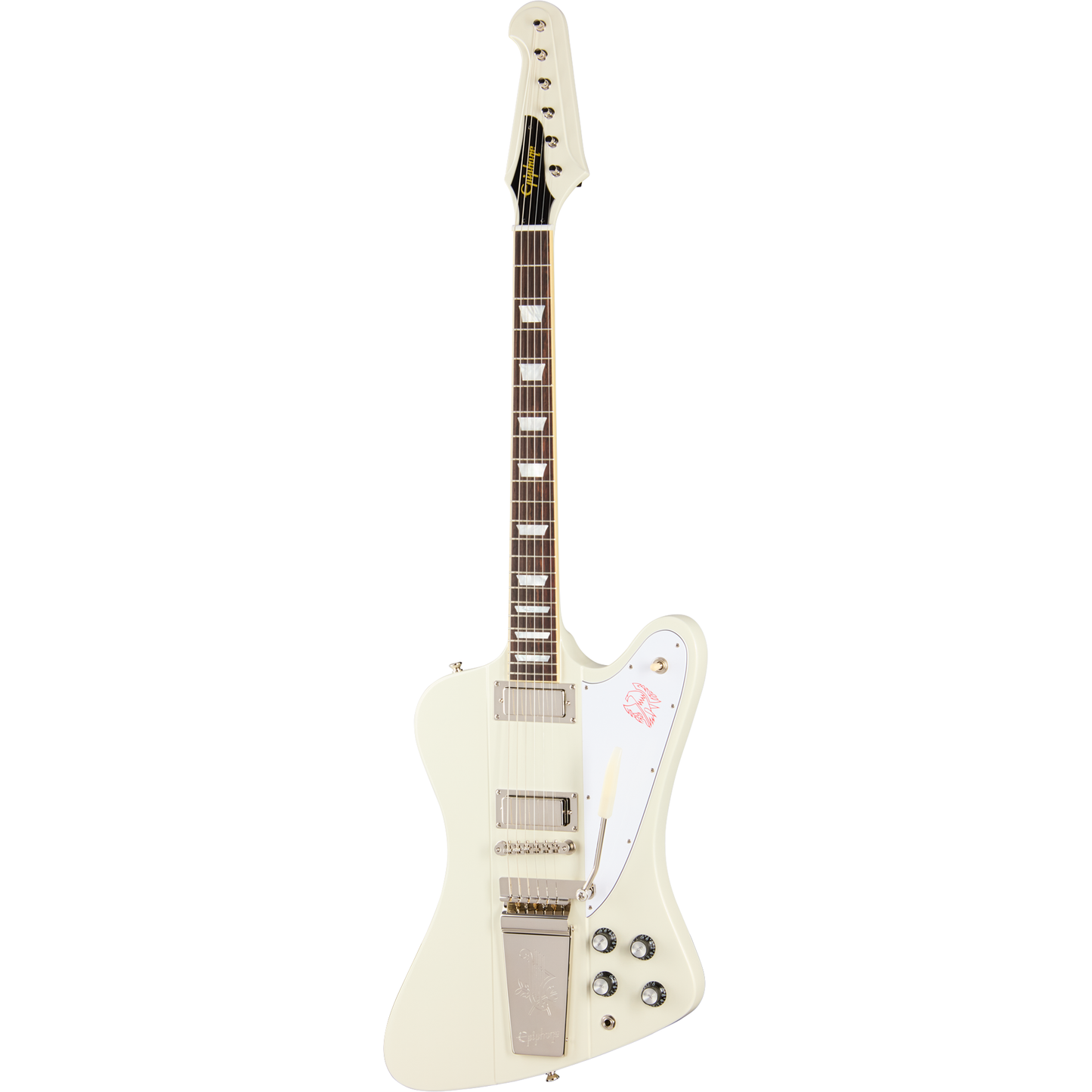 Epiphone 1963 Firebird V Reissue Electric Guitar With Maestro Vibrola - Polaris White