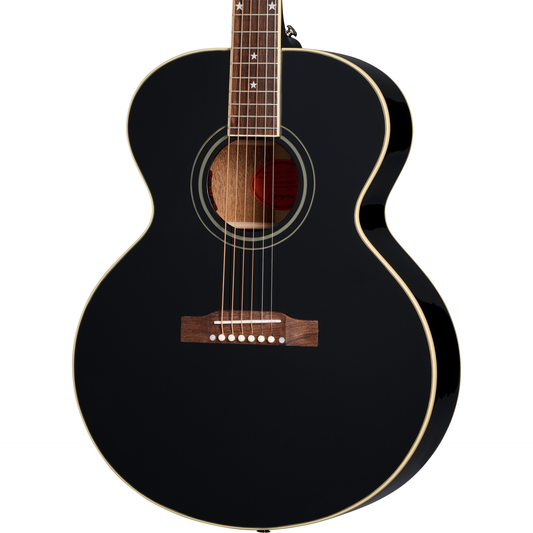 Epiphone J-180 LS Acoustic Electric Guitar - Ebony