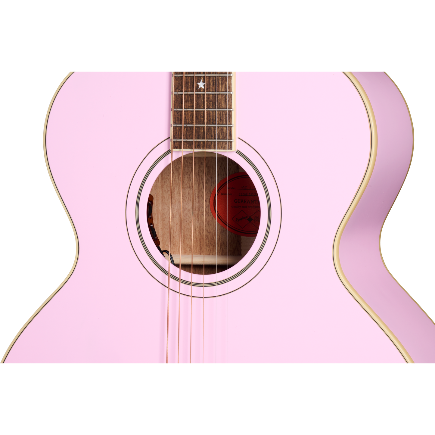 Epiphone J-180 LS Acoustic Electric Guitar - Pink