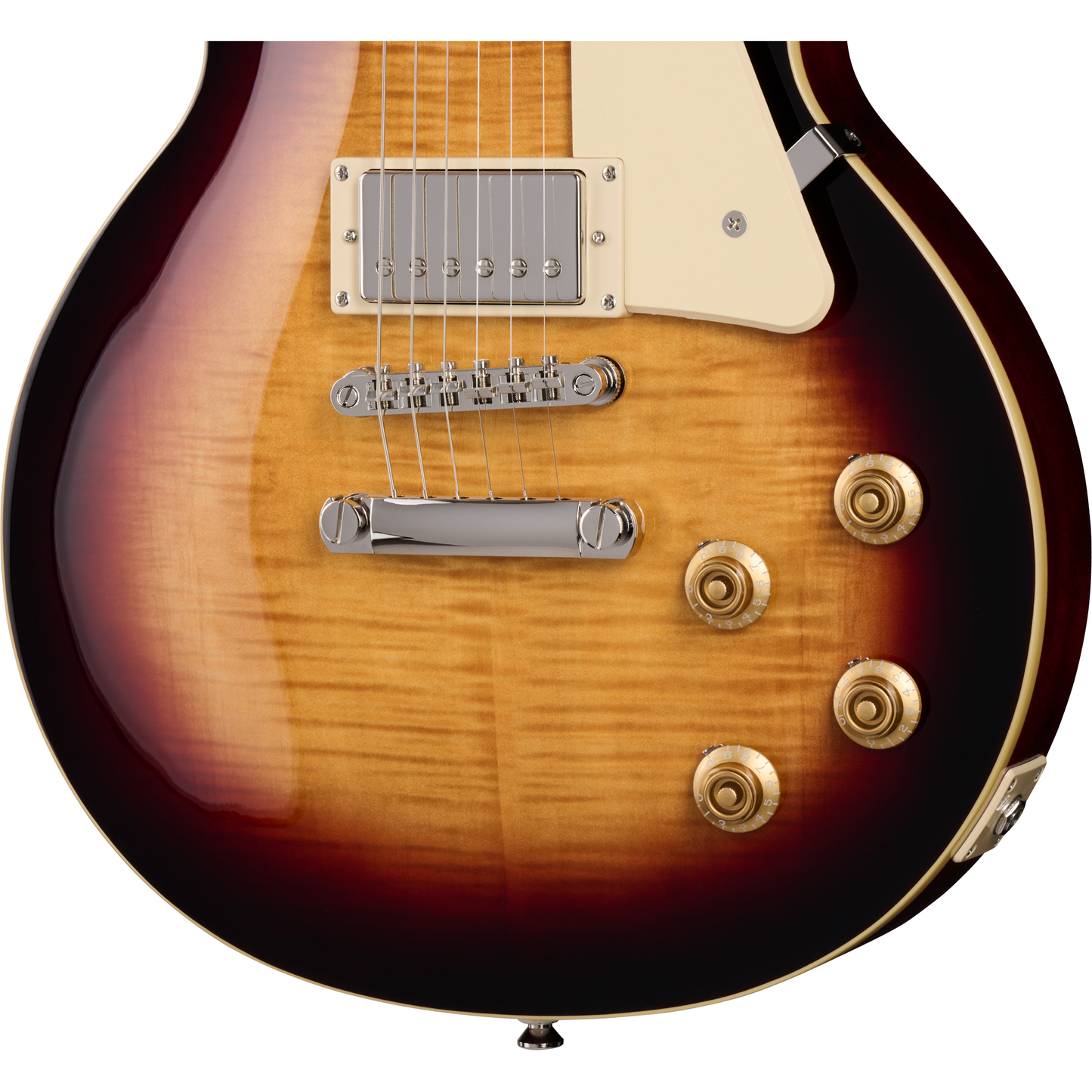 Epiphone Les Paul Standard 50s Figured Electric Guitar - Bourbon Burst