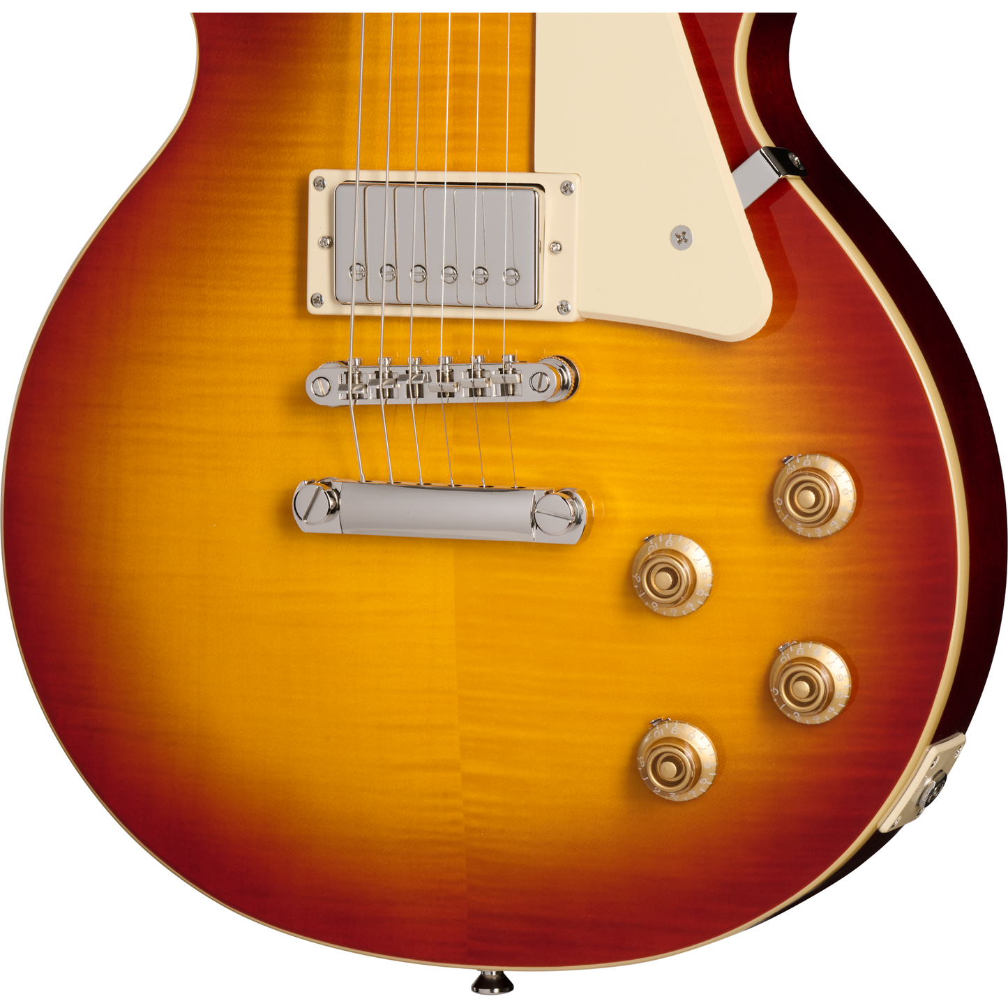 Epiphone Les Paul Standard 50s Figured Electric Guitar - Washed Cherry Sunburst