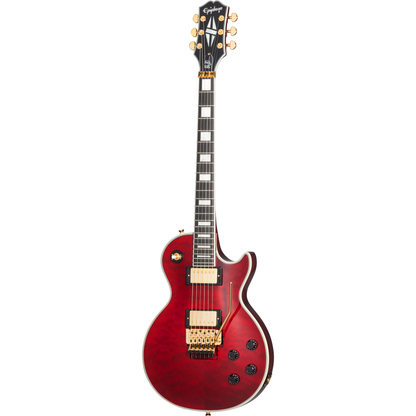 Epiphone Alex Lifeson Les Paul Custom Axcess Electric Guitar - Ruby