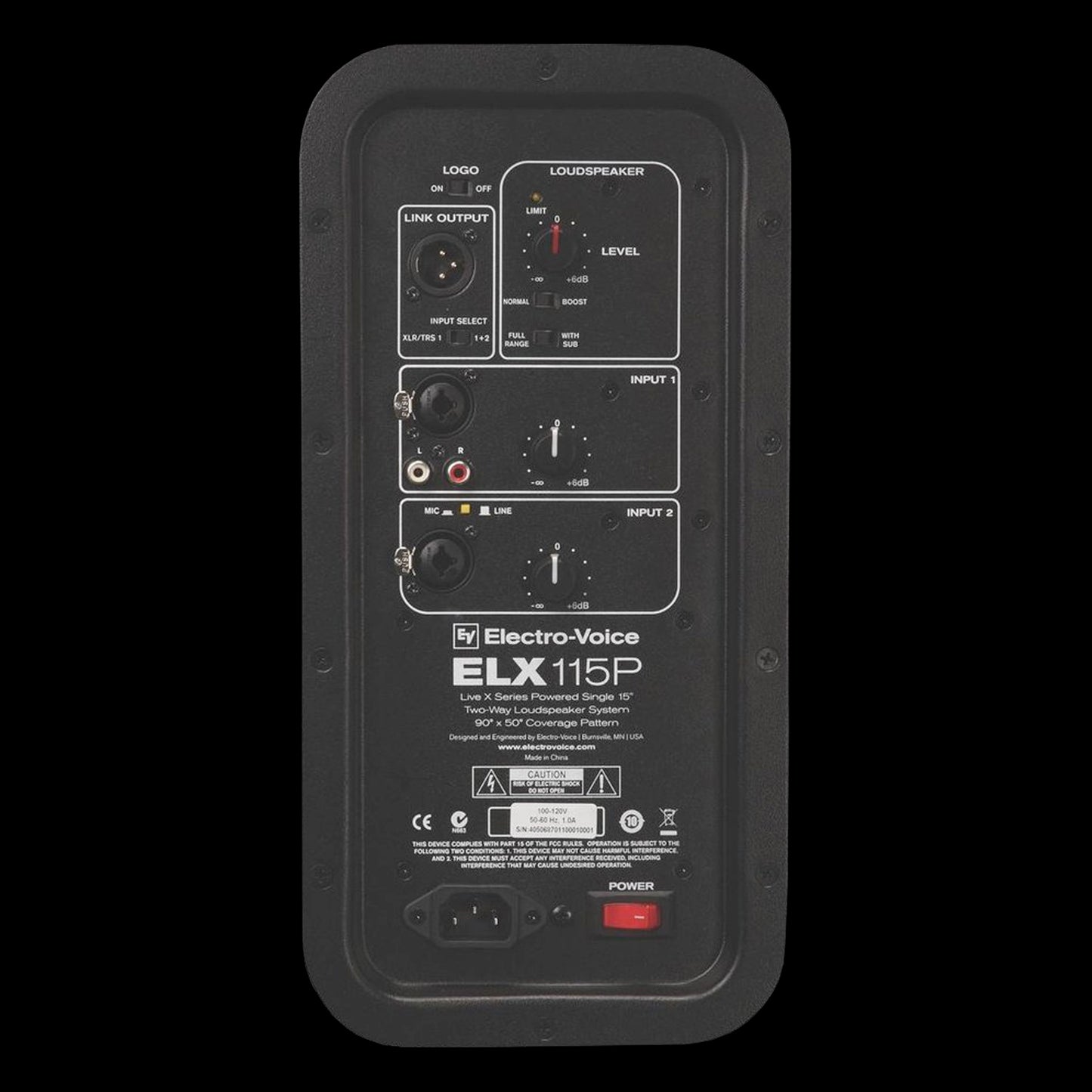 Electro Voice ELX115P Live X Series Powered 15” Loudspeaker