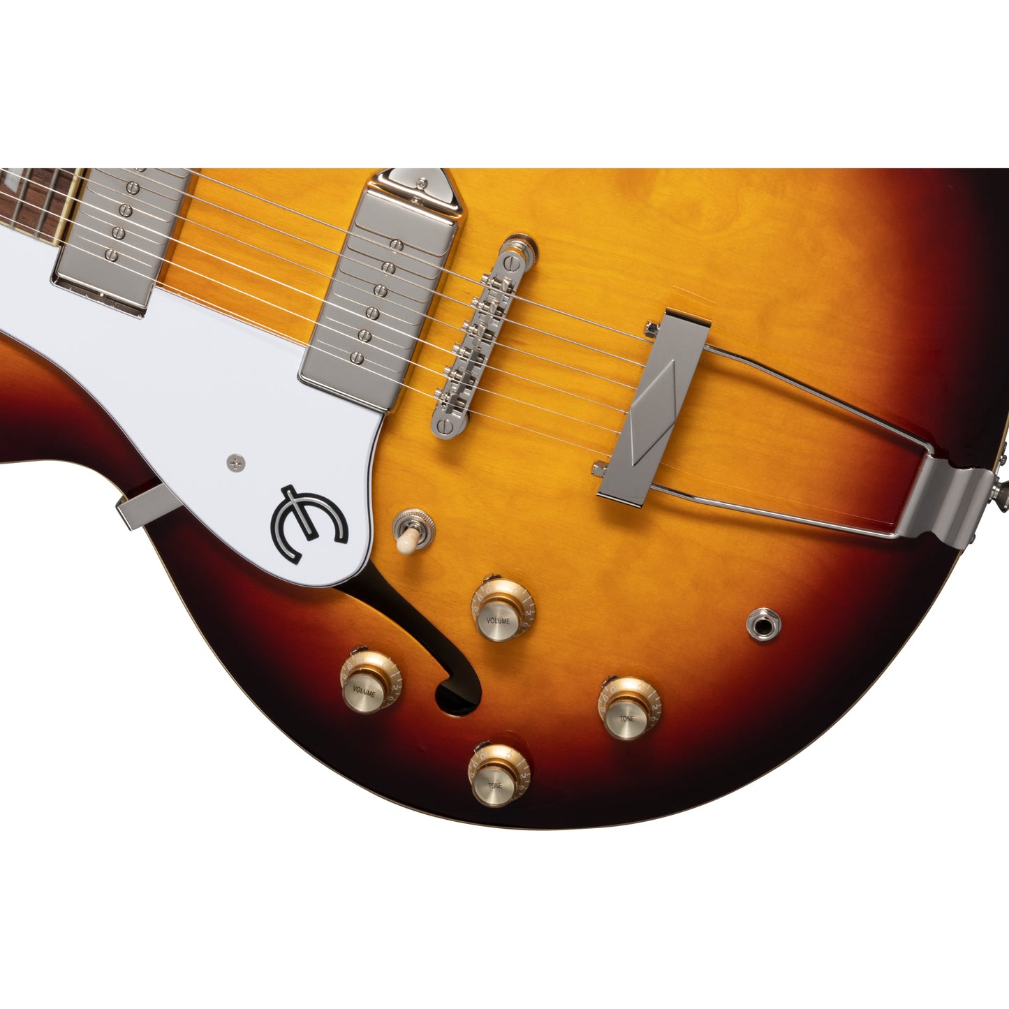 Epiphone Casino Left Handed Hollow Body Electric Guitar - Vintage Sunburst