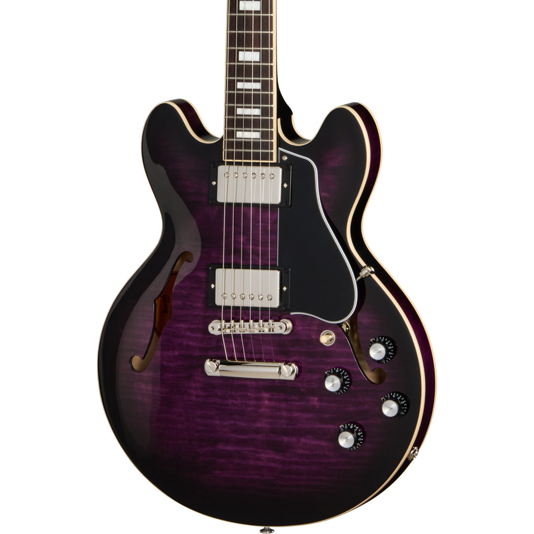 Gibson ES-339 Figured Electric Guitar - Dark Purple Burst
