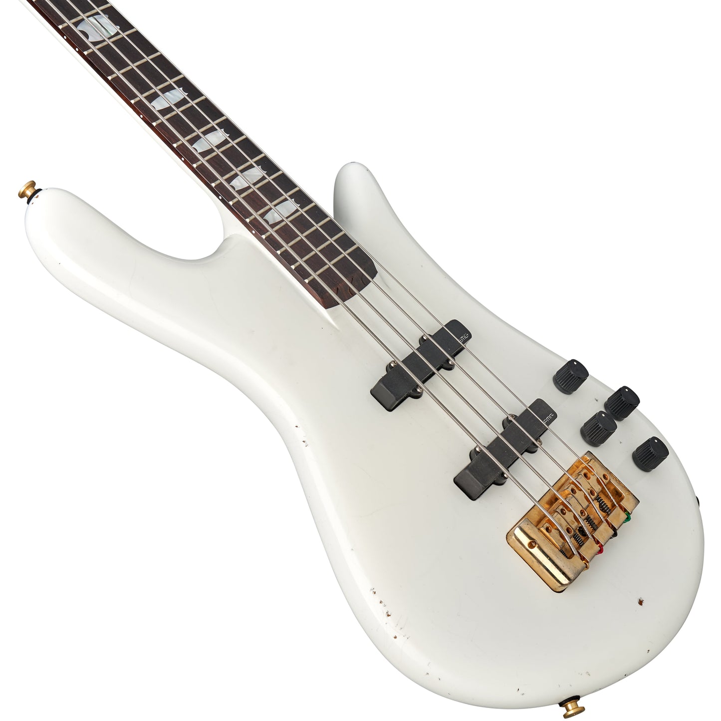 Spector Doug Wimbish Euro 4 Signature 4-String Electric Bass Guitar - Aged White