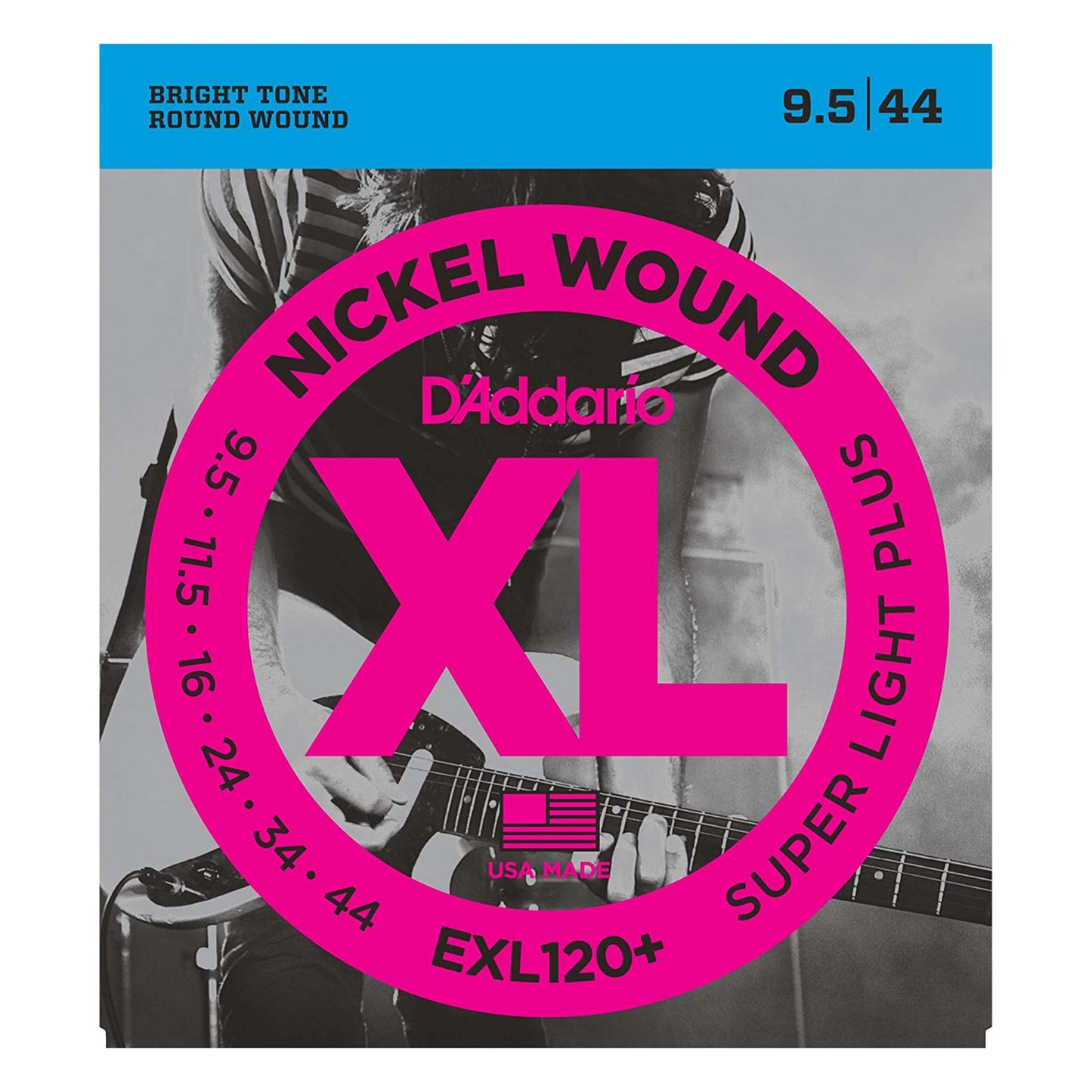 D'Addario EXL120+ Super Light Plus 9.5-44