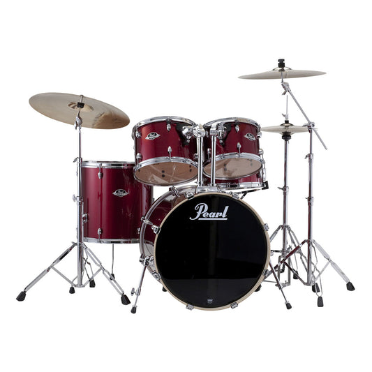 Pearl EXX725S/C 5-Piece Export New Fusion Drum Set with Hardware - Red Wine