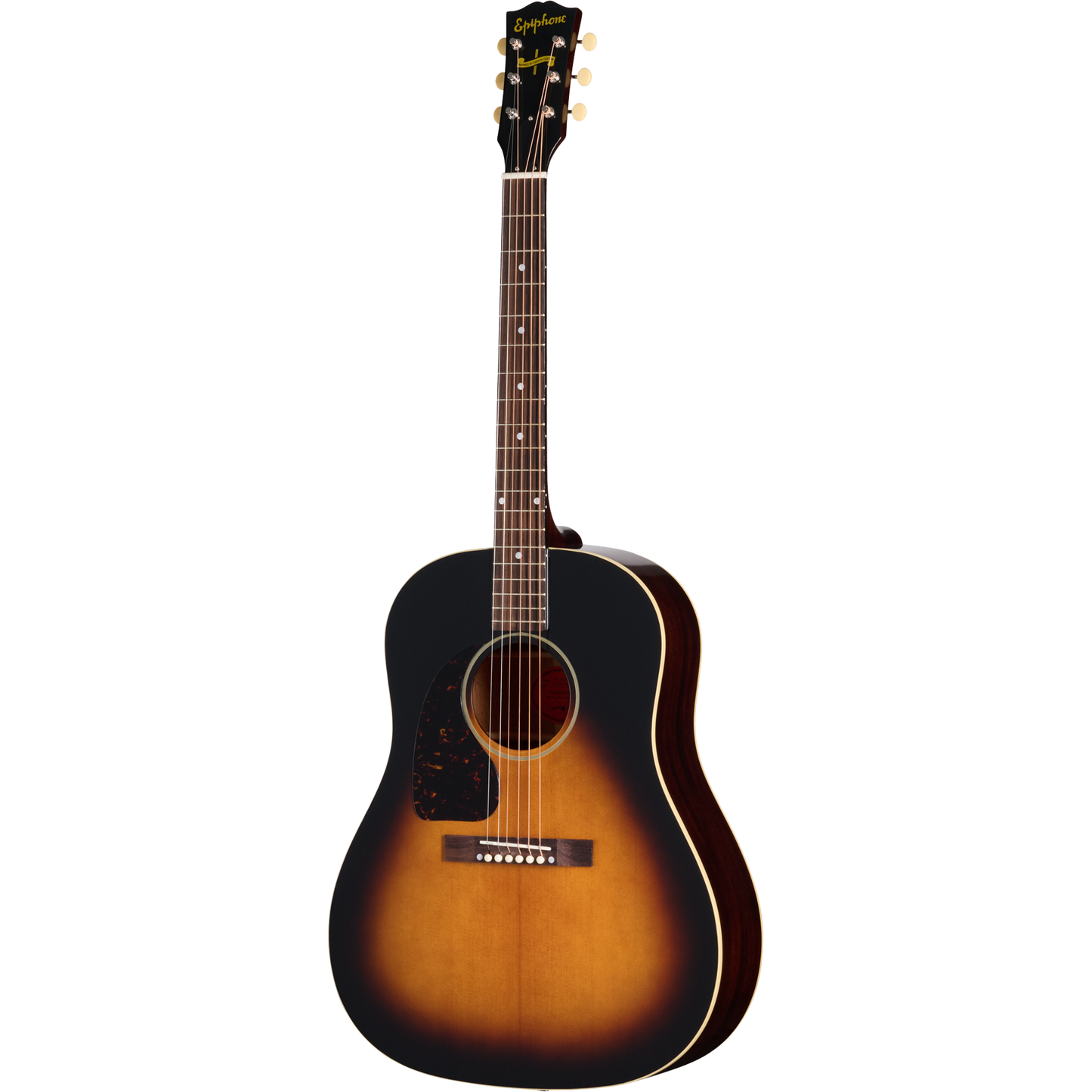 Epiphone 1942 Banner J-45 Reissue Left Handed Acoustic Electric Guitar - Vintage Sunburst