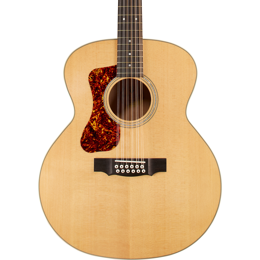 Guild F-2512E Maple Left Handed 12-String Acoustic Electric Guitar - Blonde