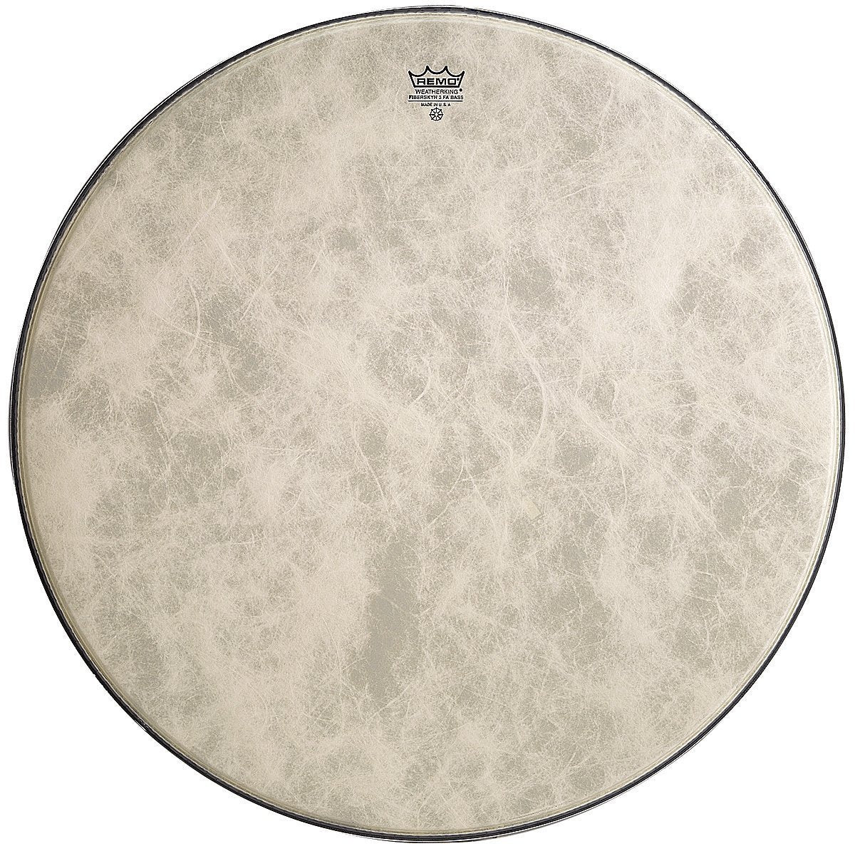 Remo FA1524-00 24" Fiberskyn 3 Ambassador Bass Drum Head