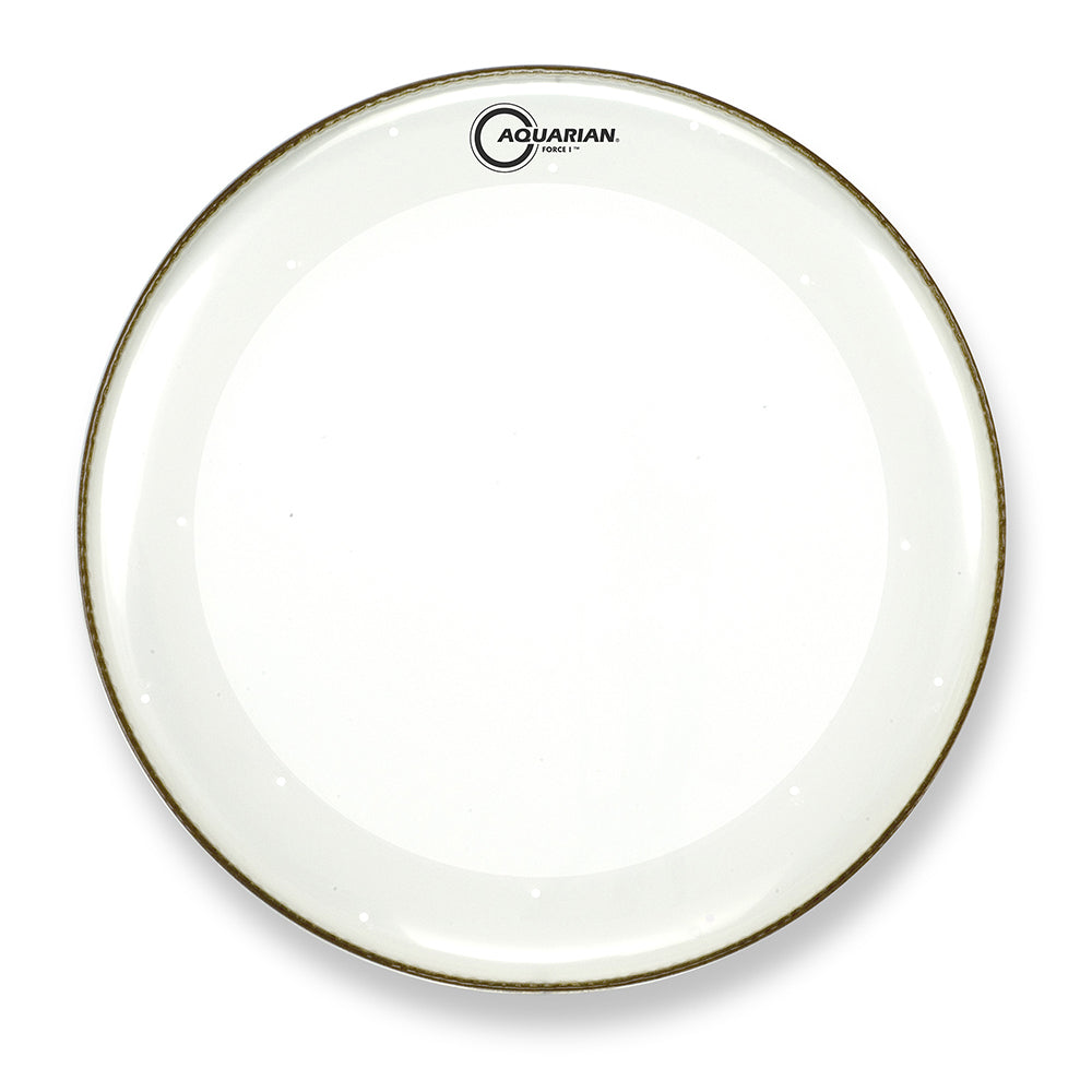Aquarian Force I Bass Drum Batter Head Clear 20"