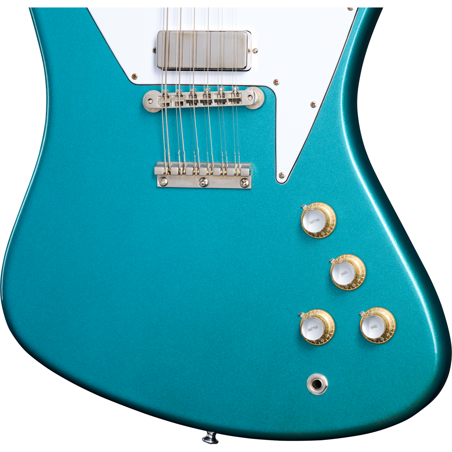 Gibson 1965 Non-Reverse Firebird V 12-String Reissue Electric Guitar - Aqua Mist VOS