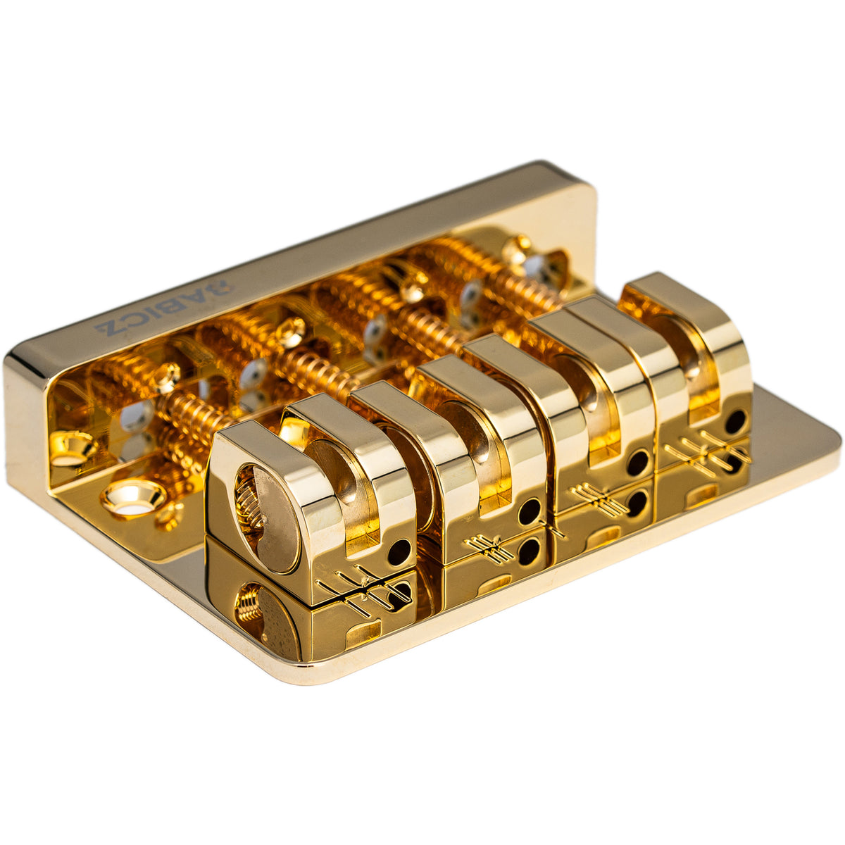 Babicz FCH4AS Adjustable Spacing Bass Bridge, 4 String - Gold