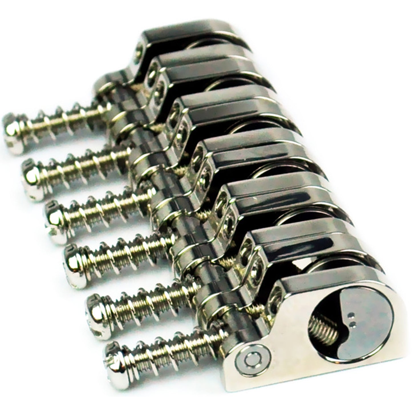 Babicz Full Contact Hardware Guitar Saddle Kit - Chrome