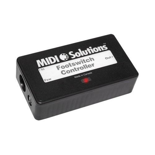 midi solutions pedal controller Midi Solutions Footswitch Controller Multi-Function MIDI Event Generator