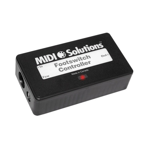 Midi Solutions Footswitch Controller Multi-Function MIDI Event Generator