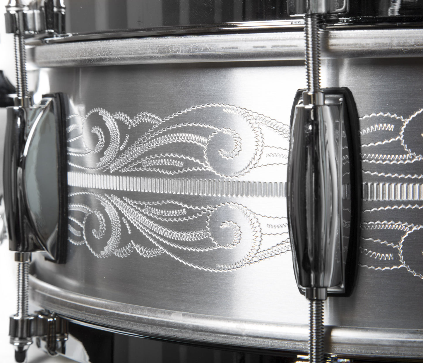 Gretch Limited Edition 135th Anniversary Solid Aluminum Engraved 5x14 Snare Drum