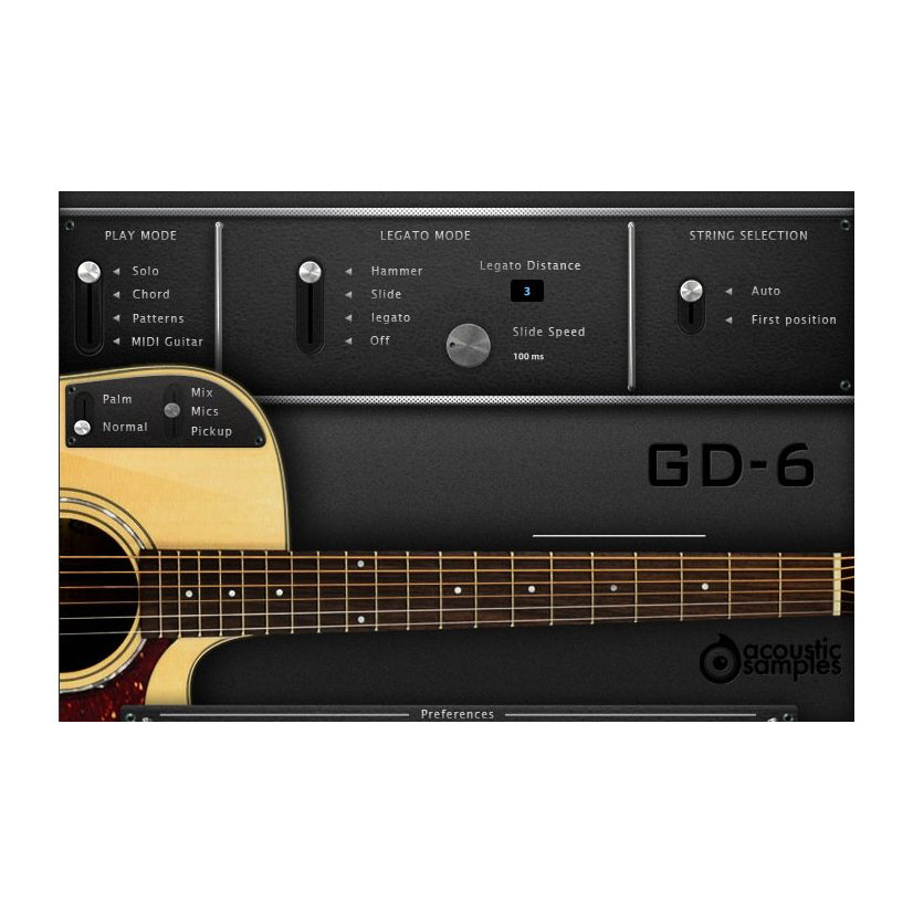 Acousticsamples GD-6 Acoustic Guitar Virtual Instrument