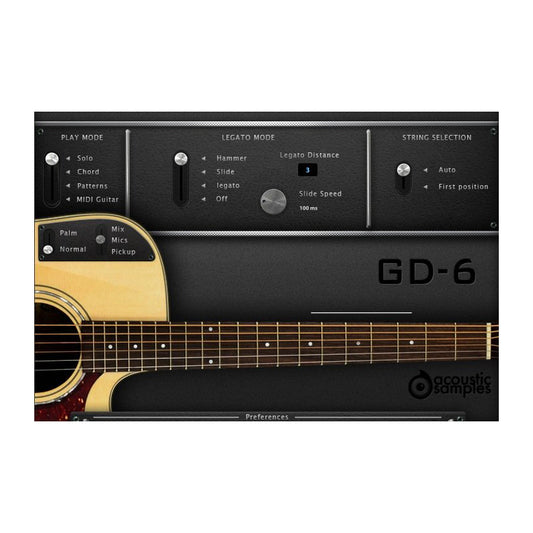Acousticsamples GD-6 Acoustic Guitar Virtual Instrument