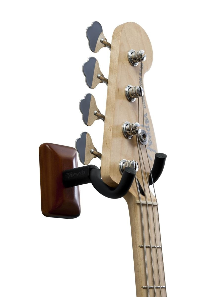Gator GFW-GTR-HNGRMHG Gator Frameworks Wall Mounted Guitar Hanger Mahogany