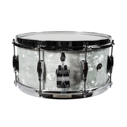 Gretsch Broadkaster Series 6.5x14 Snare Drum in 60’s White Marine