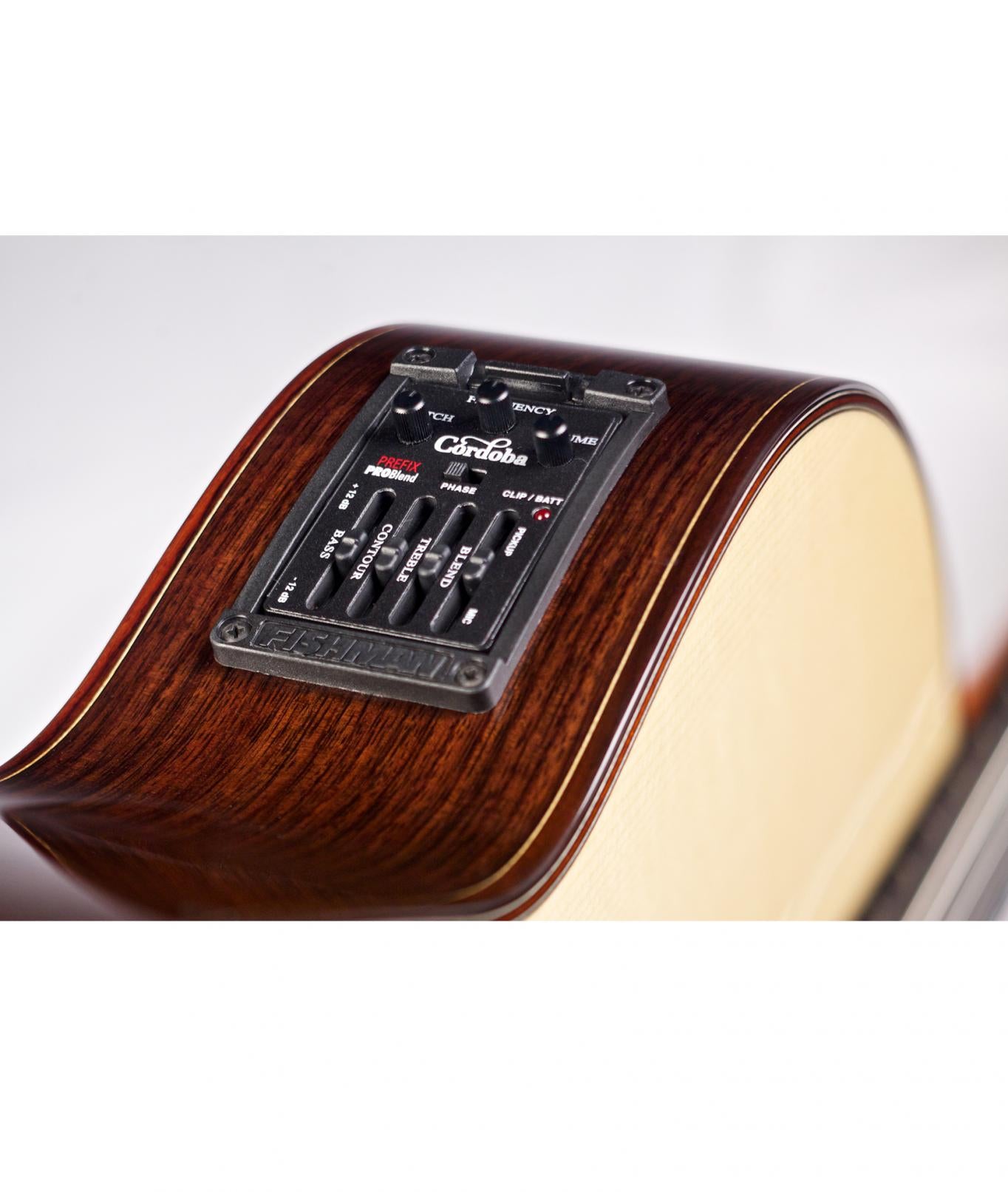 Cordoba GK Pro Negra Solid European Spruce Top (GKPRONEGRA)