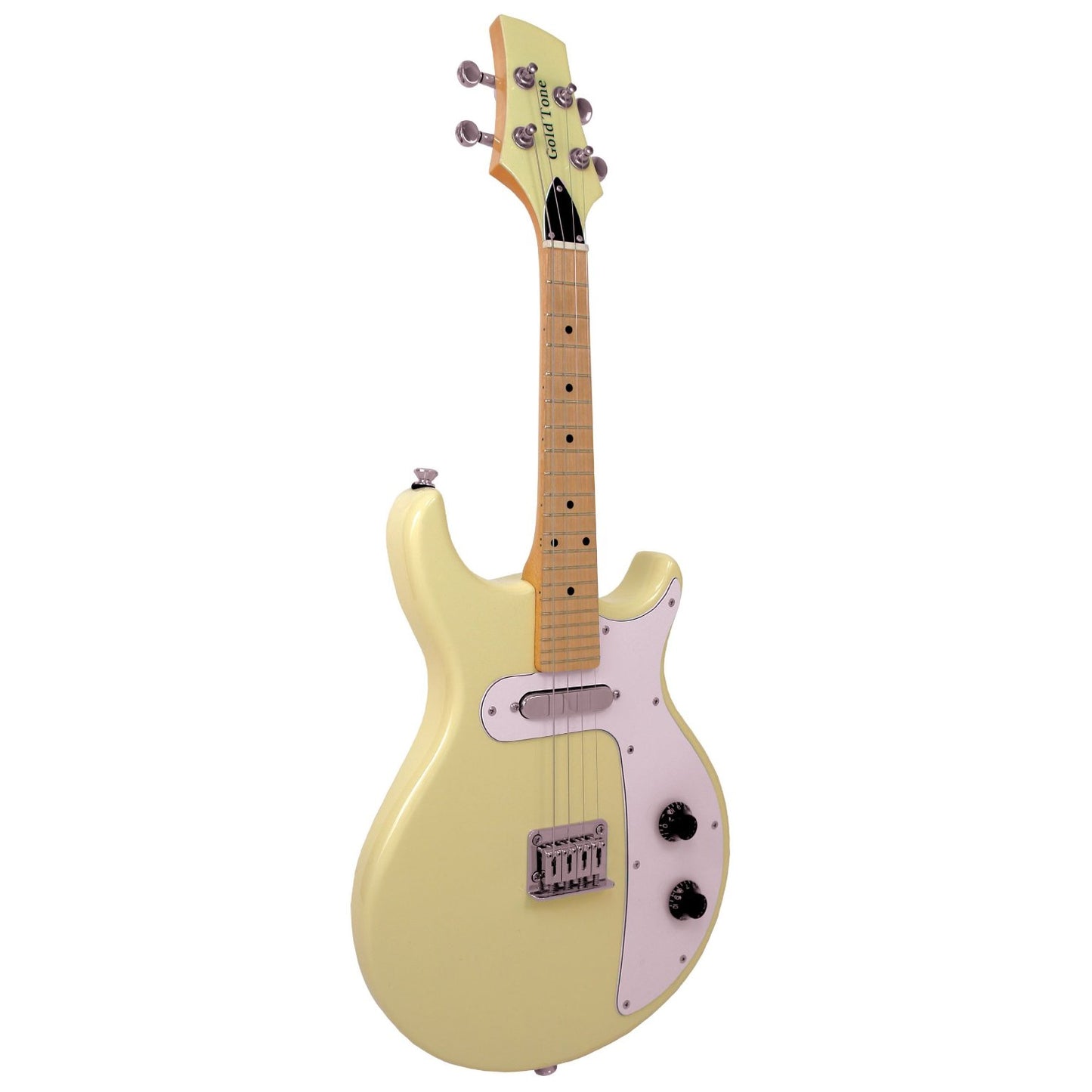 Gold Tone GME-4 Solid Body Electric Mandolin 4 String in Cream