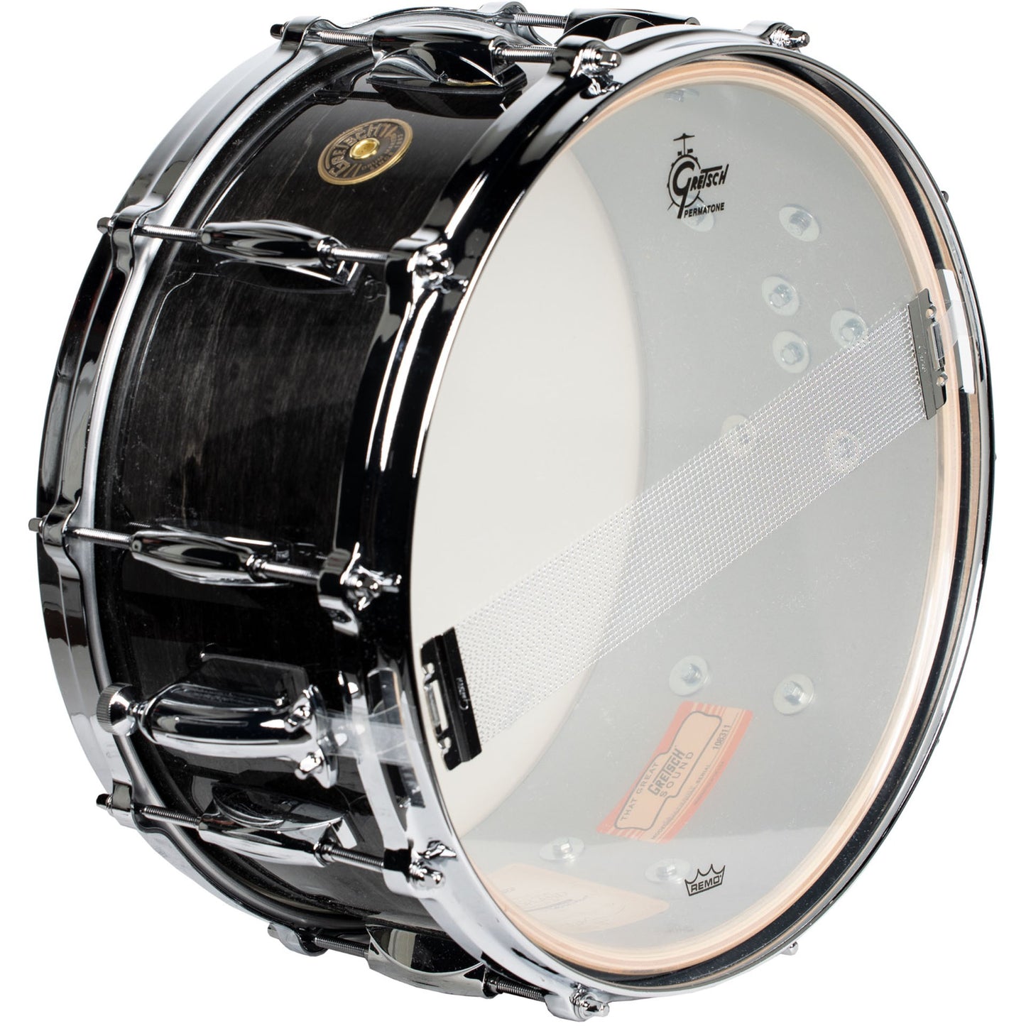 Gretsch Ridgeland Series 6.5x14 Snare Drum - Gloss Ebony Lacquer