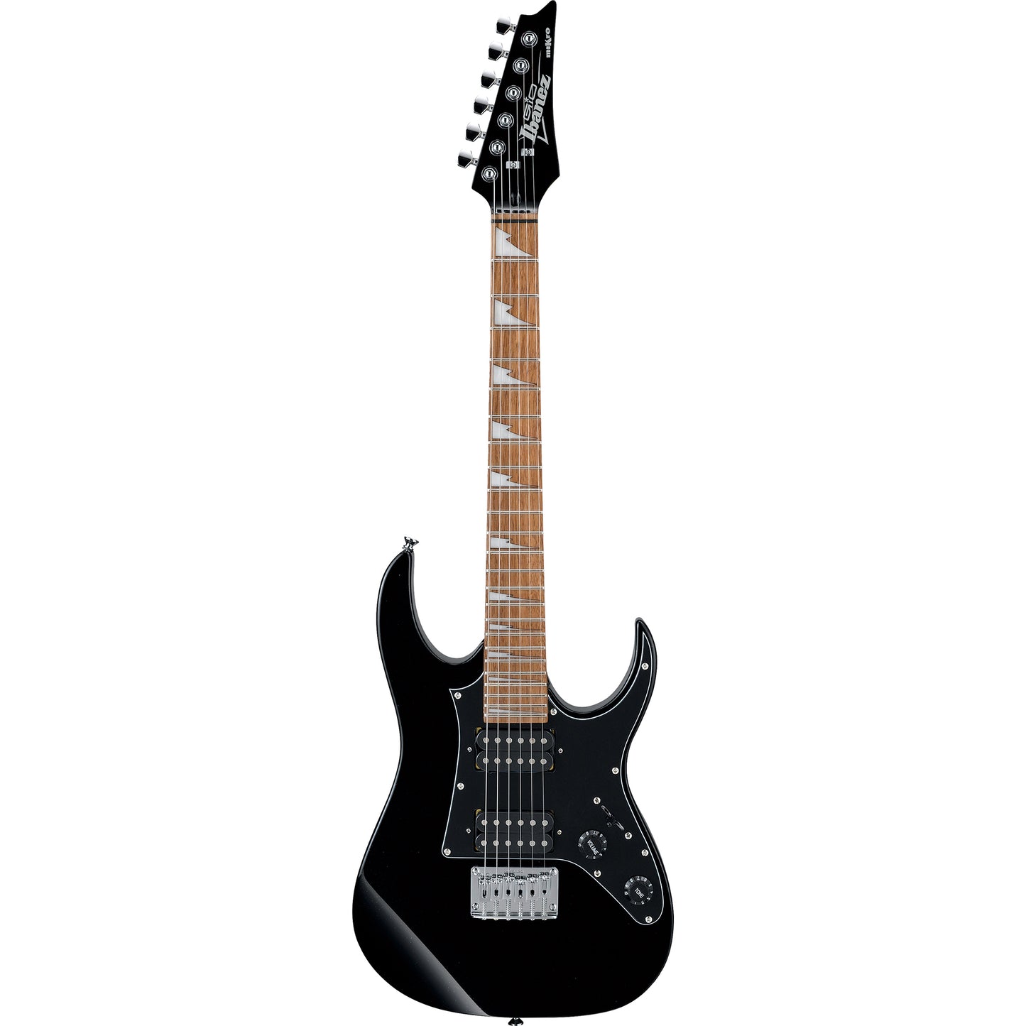 Ibanez GRGM21BKN Mikro 3/4 Size Electric Guitar, Black Night